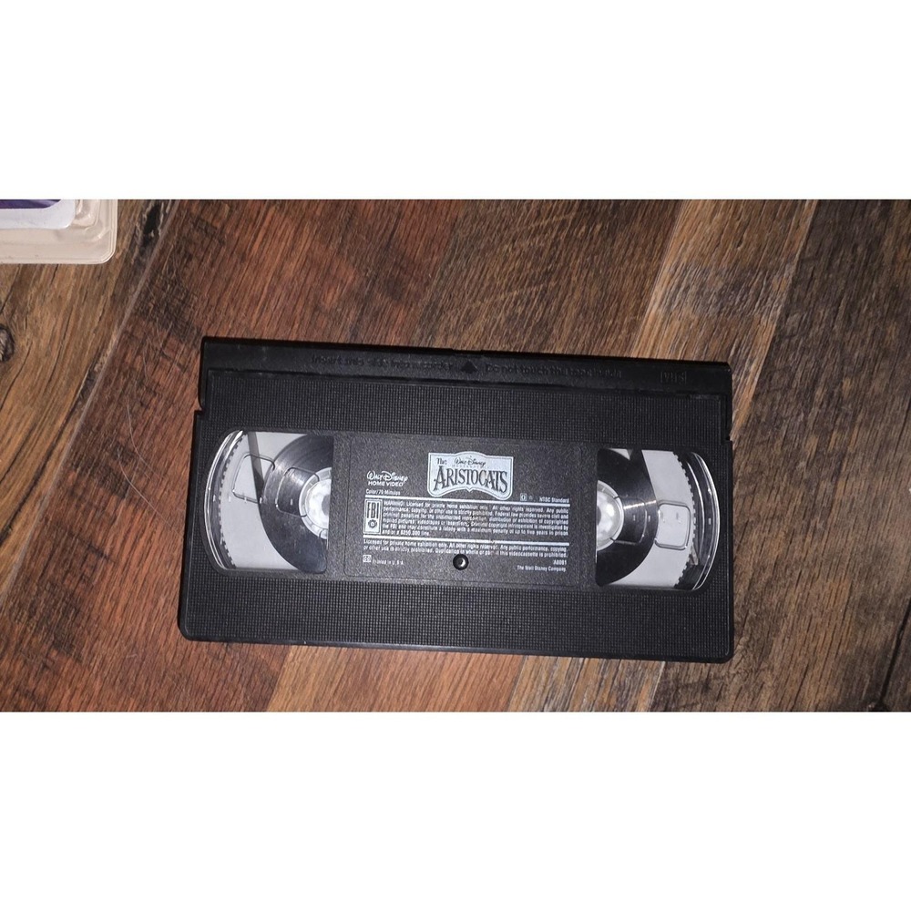 Walt Disney Masterpiece Collection The Aristocats VHS 2529 Clamshell Case - Picture 6 of 8